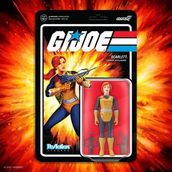 G.I. JOE SCARLETT 3 3/4-INCH REACTION FIGURE - Picture 1 of 5